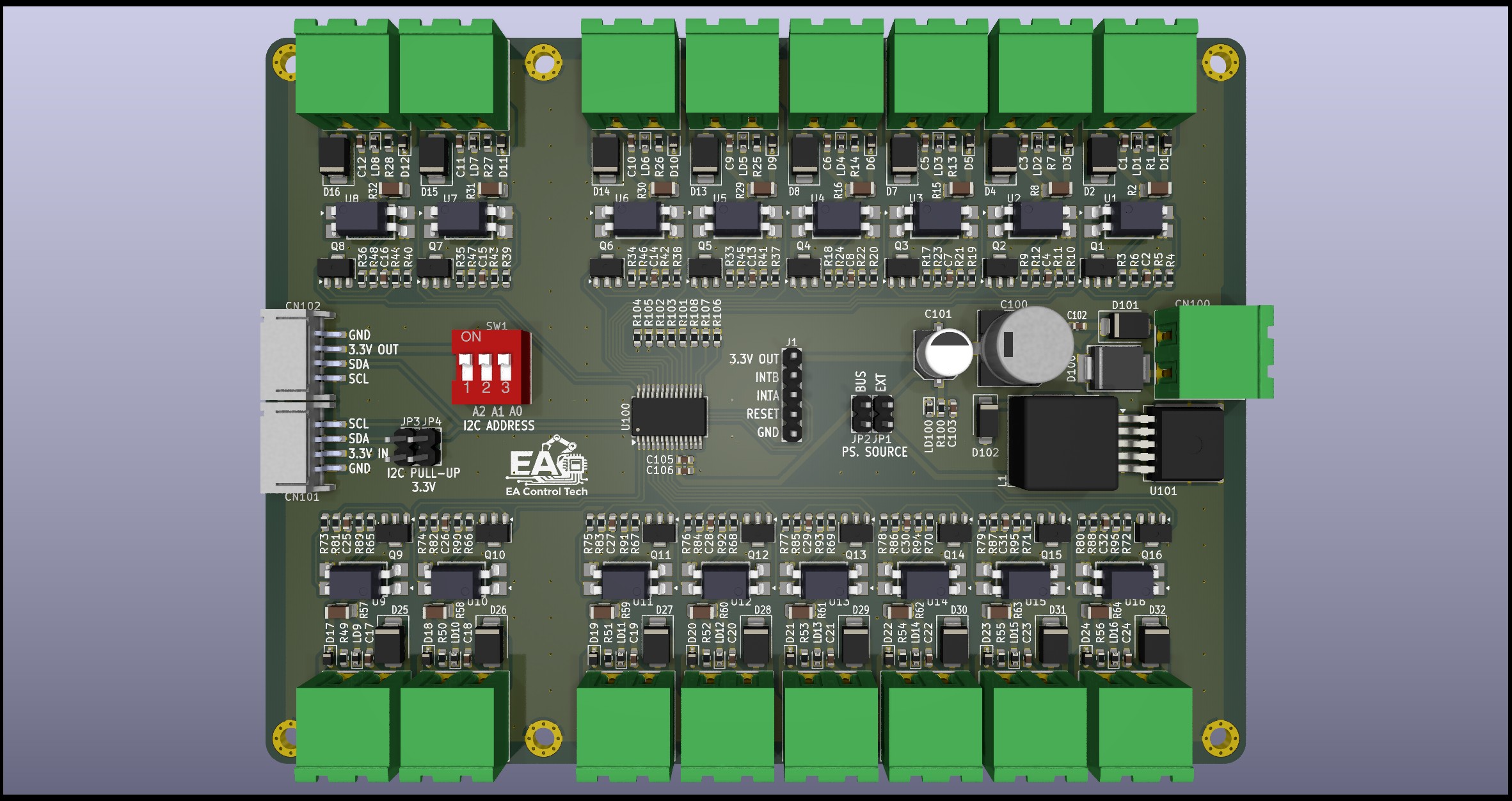 16 DI Board MCP23017