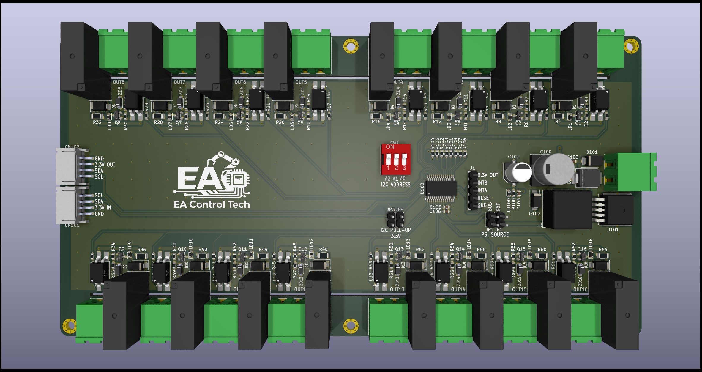 16 DO Board MCP23017