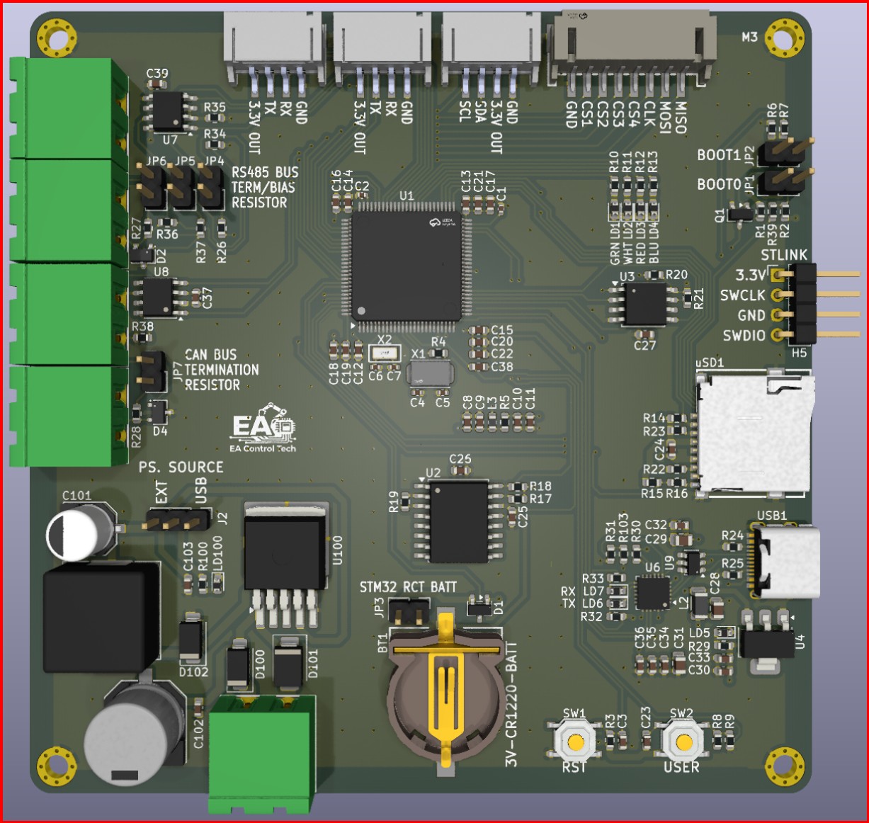STM32F407 CPU Board